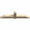 Ekena Millwork Eugene Rough Sawn Timber Gable Bracket, Douglas Fir, 72"W x 18"H x 6"D x 6"F, 6/12 Pitch GBW072X18X0606EUG00RDF - alternate 5
